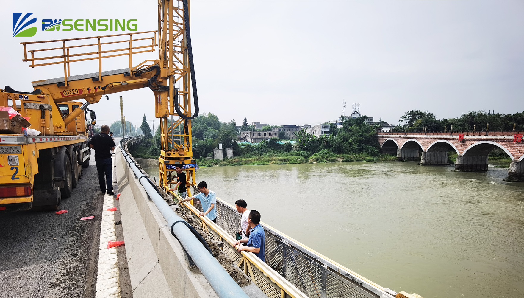 北微传感倾角传感器监测青白江大桥健康安全
